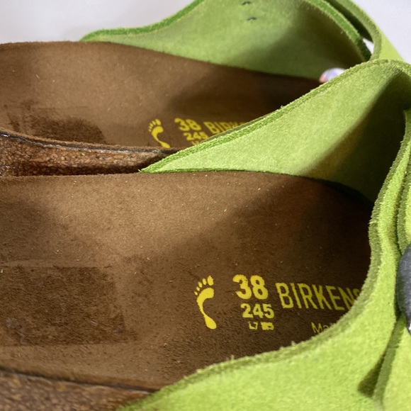 🆕Birkenstock Zurich Green Suede Slipon Comfort 38/7 JUST purchased! Too large - Picture 9 of 9